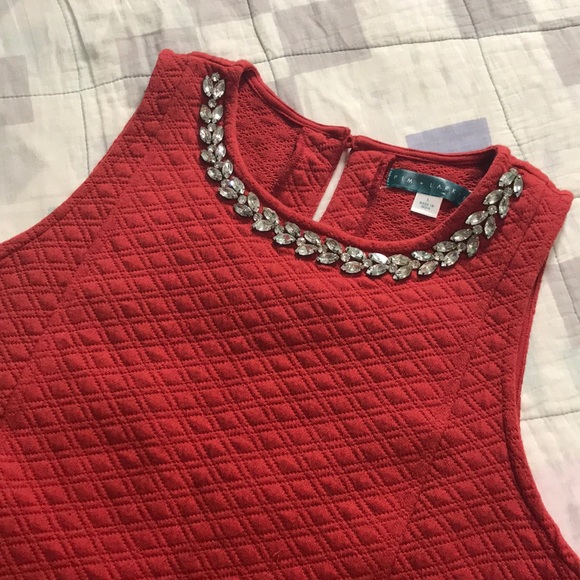 Pim & Larkin Quilted Jeweled Top - Picture 2 of 4